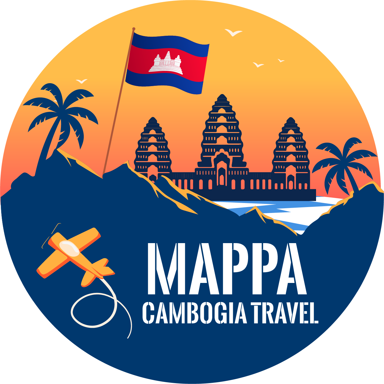 Mappa Cambogia Travel